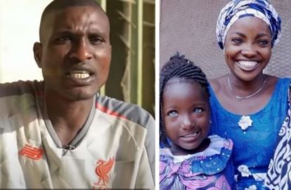 ნიგერიელი ქალი ორი შვილით ქმარმა ცისფერი თვალების გამო მიატოვა