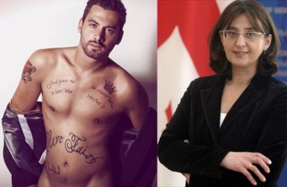 შიშველი გიორგი ნაზღაიძე მაია ფანჯიკიძეს აკრიტიკებს