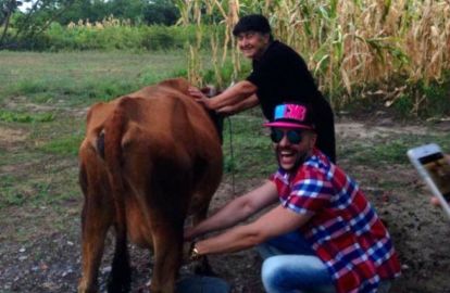 მარკუს მეტრეველს კახელებმა ძროხის მოწველა ასწავლეს