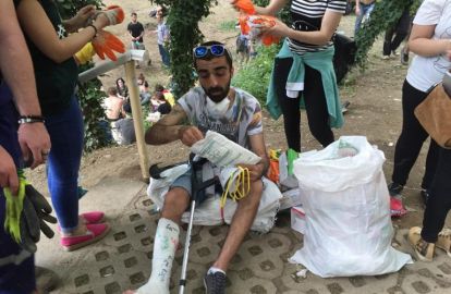 ჩვენი დროის კიდევ ერთი გმირი: ''სტიქიით ზონაში მუშაობდა, ფეხი მოიტეხა''...