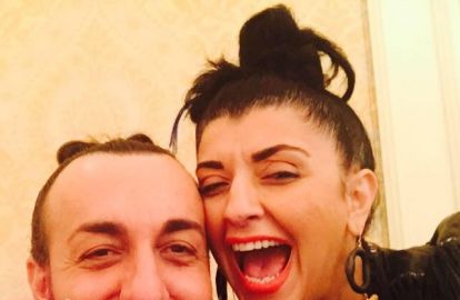 გოჩა ჩერტკოევმა წვერი იისფრად შეიღება