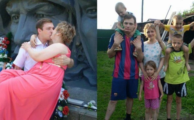 წლის ქორწილი - 23 წლის ციმბირელ ბიჭს გაგიჟებით შეუყვარდა 38 წლის 11 შვილის დედა