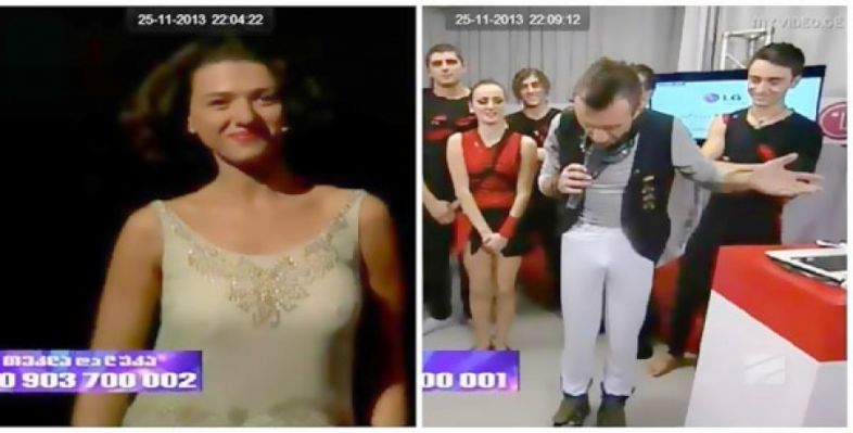 ხატია ბუნიათიშვილის შთამბეჭდავმა მკერდმა და ნიკა გრიგოლიას უცნაურმა რეიტუზმა მაყურებელი შოკში ჩააგდო