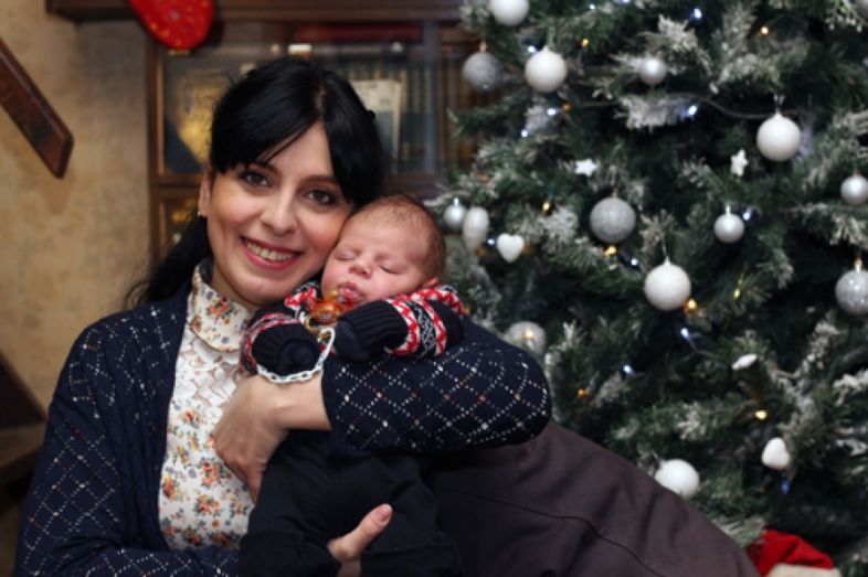 მაკა ძაგანია მეუღლის გვერდით თავს კომფორტულად გრძნობს
