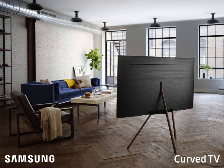 Samsung Curved ტელევიზორი - ინტერიერის დიზაინის სრულიად ახალი ხედვა