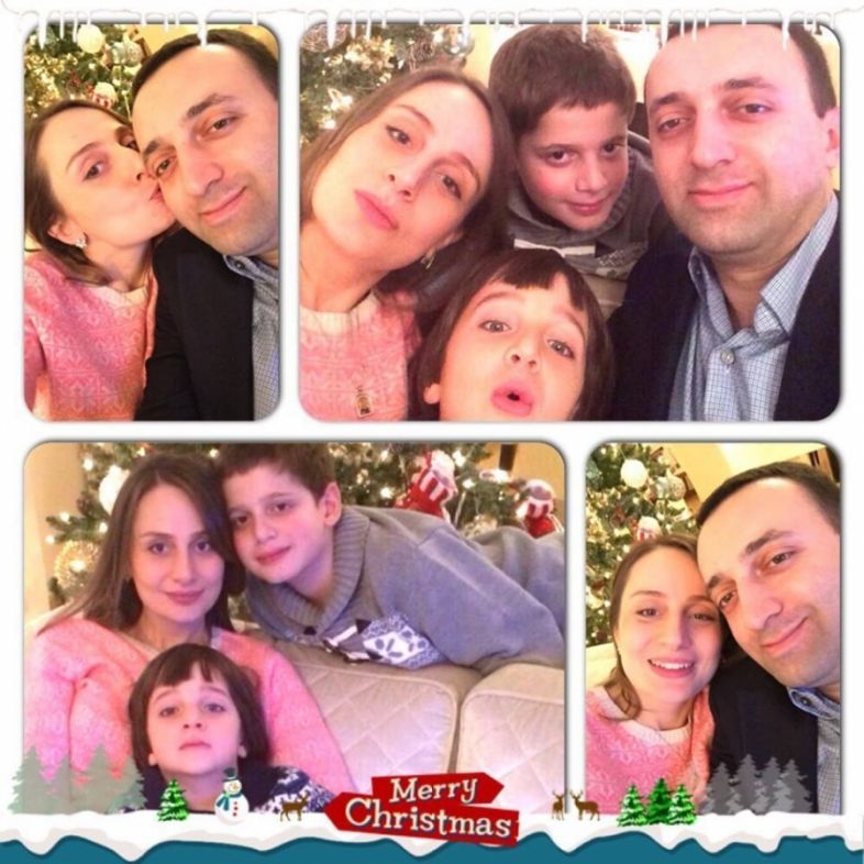 ირაკლი ღარიბაშვილის ოჯახური საახალწლო სელფი და მისი ცოლის ემოციური პოსტი